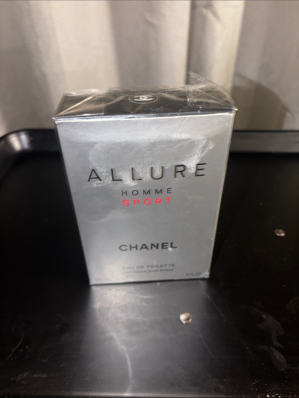 CHANEL Allure Homme Sport - Silver with Red Accents